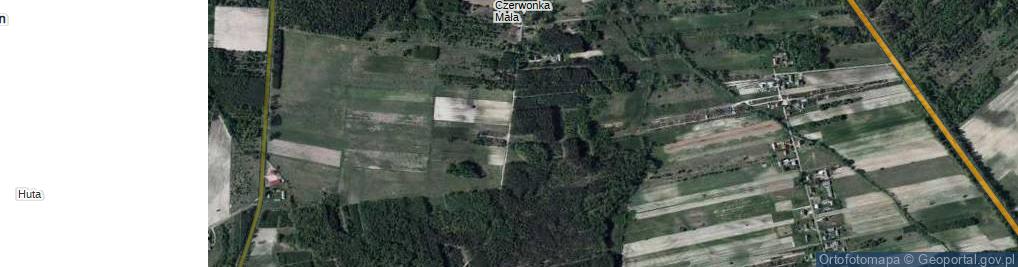 Zdjęcie satelitarne Czerwonka Poleśna ul.